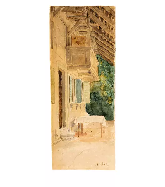 Albert Anker — Das Haus des Malers in Ins — Galerie Kornfeld