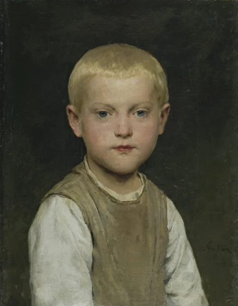 Albert Anker — Knabenbildnis (Dr Heiri)