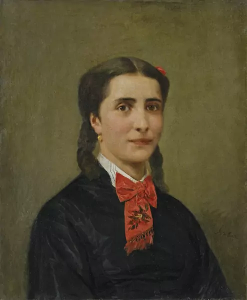 Albert Anker — Bildnis Pauline Imer-Févoz