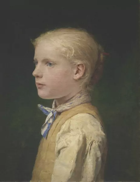 Albert Anker — Mädchenbildnis