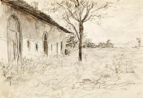 Landschaft mit Baum