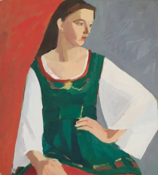 Jeune fille en costume