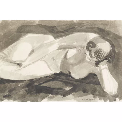 Albert Chavaz — Liegende.