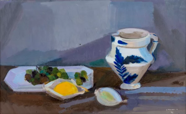 Albert Chavaz — Nature morte au pichet