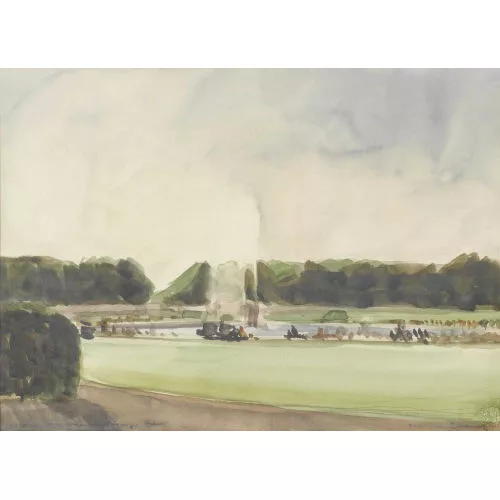 Albert Chavaz — "Jardin du Luxembourg, Paris".
