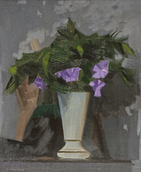 Albert Chavaz — Le bouquet bleu, 1954