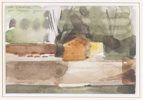 Albert CHAVAZ (1907-1990), 'Paysage', aquarelle — DognyAuction