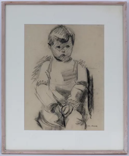 Albert Chavaz — Enfant assis