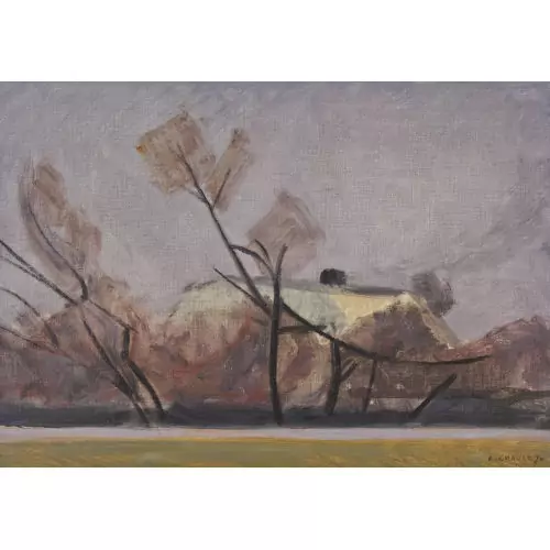 "Collines vers Noës (Sierre)"