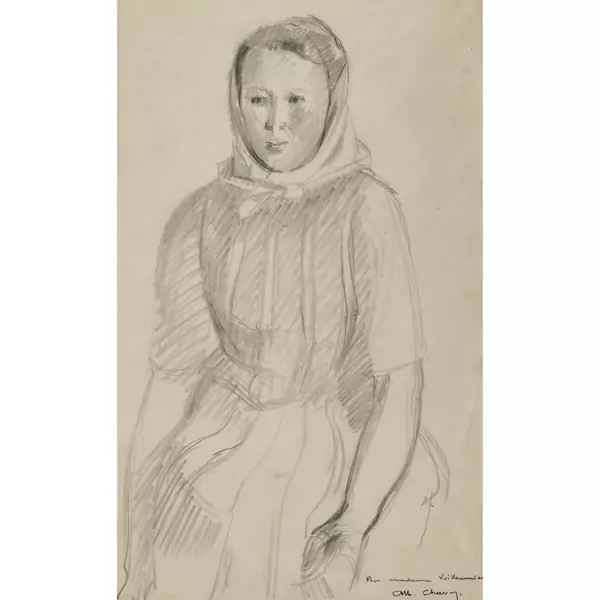 Junge Frau mit Kopftuch