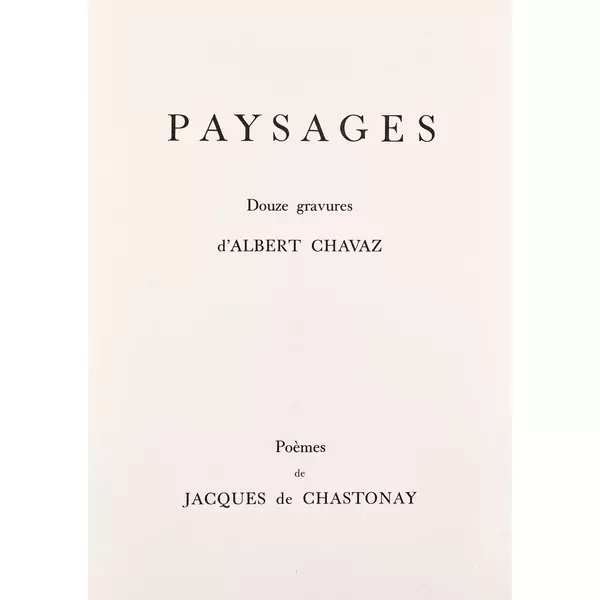 "Paysages"