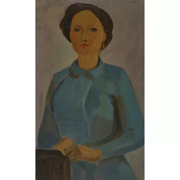 "Jeune fille bleue"
