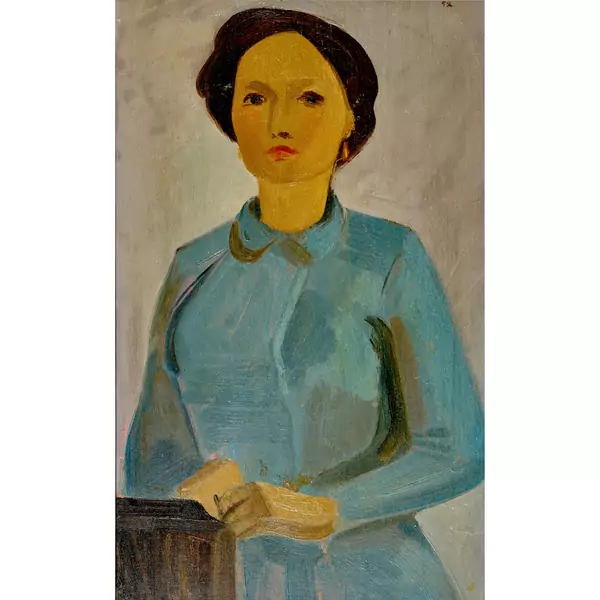 "Jeune fille bleue"