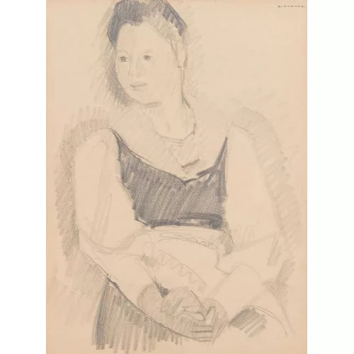 Albert Chavaz — Junge Frau in Tracht.