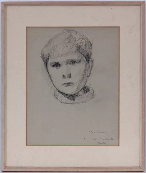 Albert Chavaz — Portrait de jeune garçon