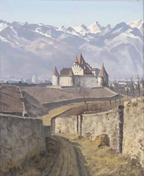 Albert Duplain (1890-1978), "Château d'Aigle". — DognyAuction