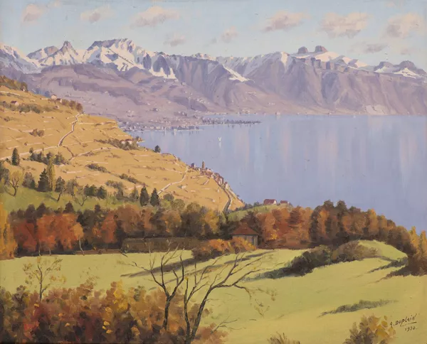 Albert Duplain (1890-1978), "Vue du Lavaux" — DognyAuction
