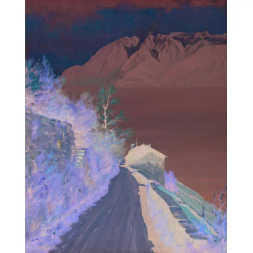Albert Duplain — Rebweg im Lavaux am Genfersee.