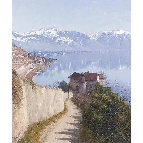 Albert Duplain — Lavaux mit Blick auf St-Saphorin.