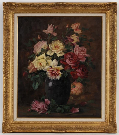 Vase de roses