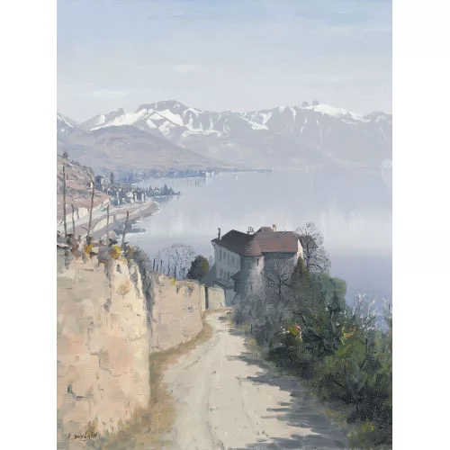 Albert Duplain — Château de Glérolles et la Riviera.