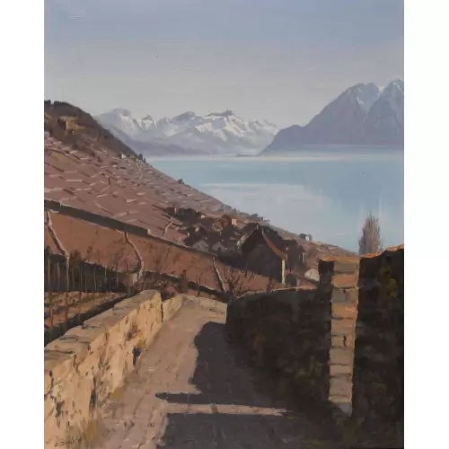 Herbstliche Ansicht des Lavaux