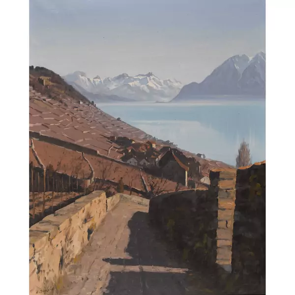 Herbstliche Ansicht des Lavaux