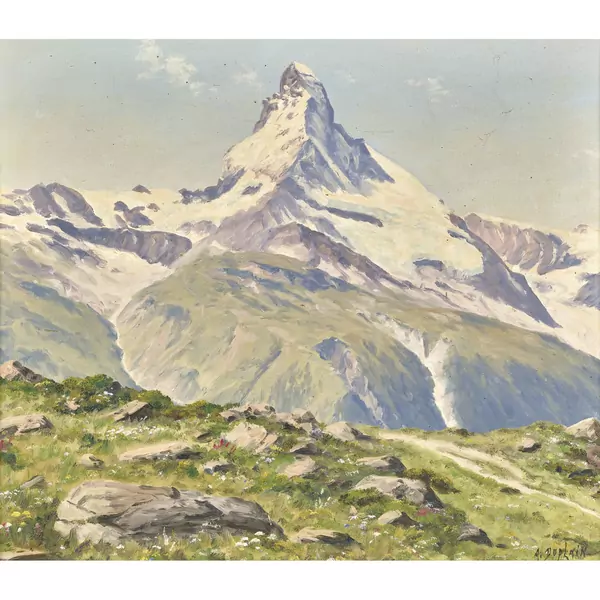Sommerliche Ansicht des Matterhorns