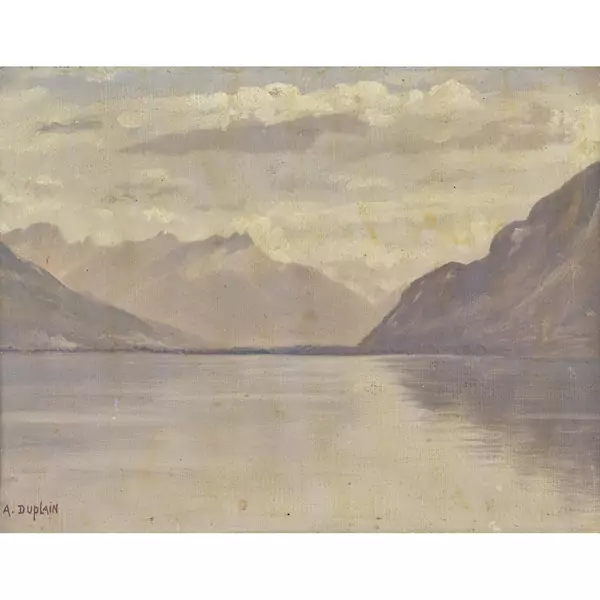 "Vue du lac Léman"