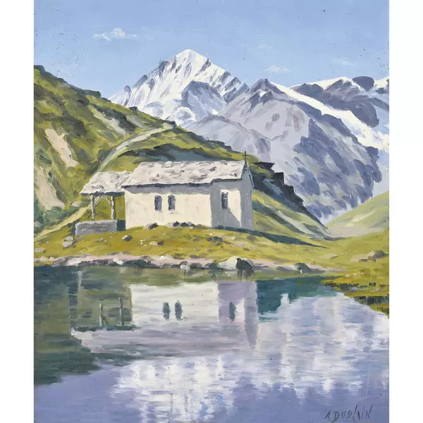 Die Kapelle Maria zum Schnee am Schwarzsee oberhalb Zermatt