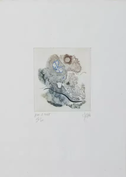 Albert Edgar YERSIN (1905-1984), "Jour et nuit", eau-forte et burin — DognyAuction