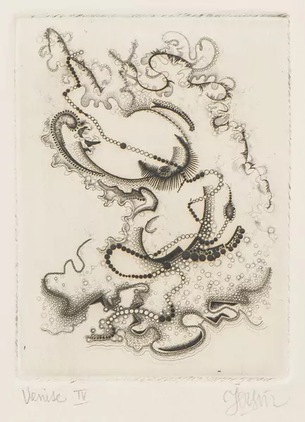 Albert-Edgar YERSIN (1905-1984), "Venise IV-Baroque", gravure — DognyAuction
