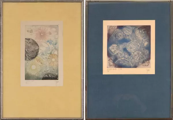 Albert-Edgar YERSIN (1905-1984), "Mes proches planètes" & "Météore" — DognyAuction