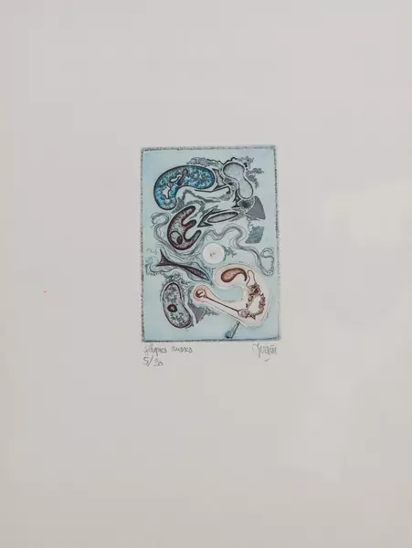 Albert-Edgar Yersin (1905-1984), "Pâques russes ou Work in progress IX" 1971 — DognyAuction