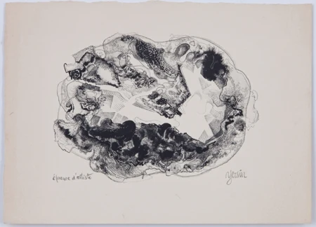 Lot composé de 2 lithographies