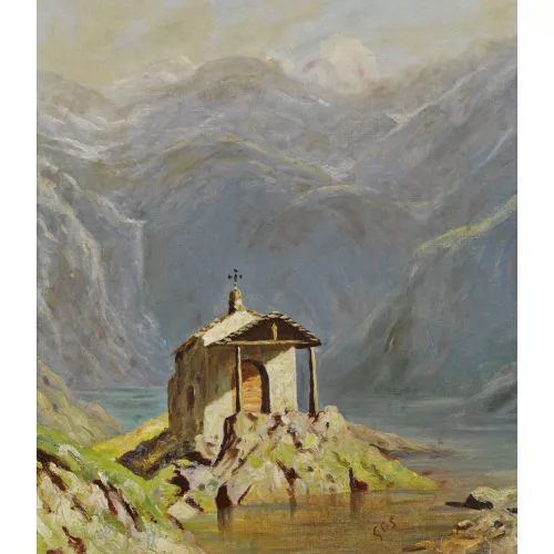 Albert Gos — La Chapelle du Lac Noir.