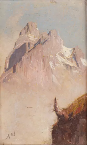 Albert GOS (1852-1942), "Pic en Valais" — DognyAuction