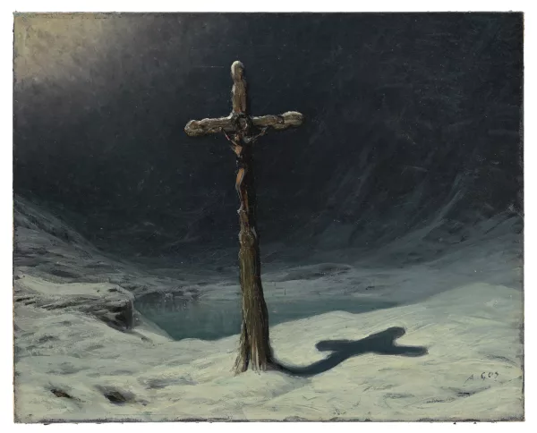 Albert Gos — Croix dans la montagne
