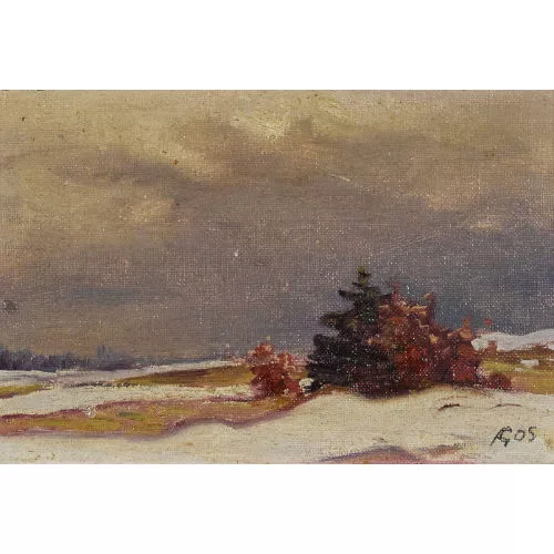 Albert Gos — Vorfrühlingslandschaft.