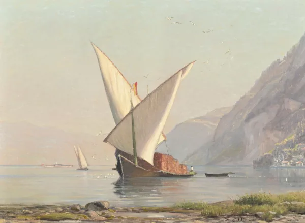 Albert Gos — Voilier sur le Léman