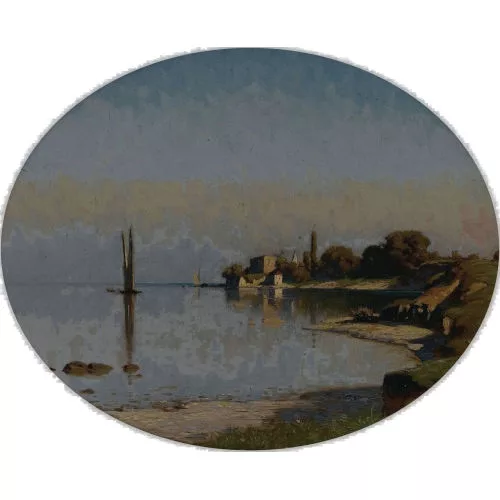 Albert Gos — "Yvoire (Lac Leman)".