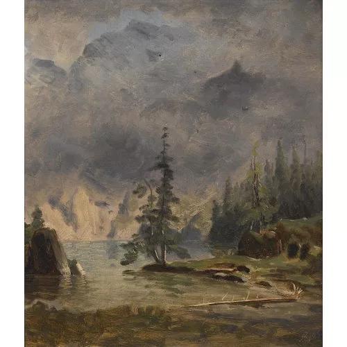 Albert Gos — "Lac d′Oeschinen".