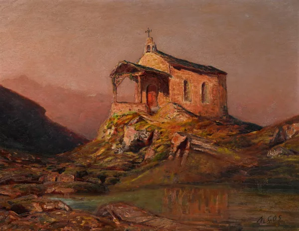 Albert Gos — "Chapelle du lac noir"