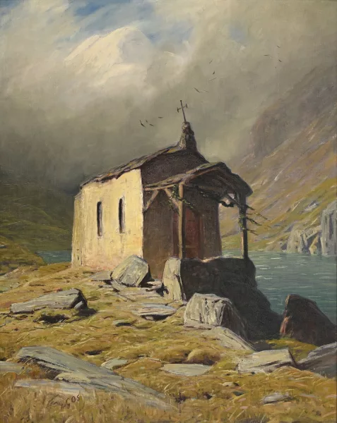 Albert Gos — Chapelle du Schwarzsee à Zermatt