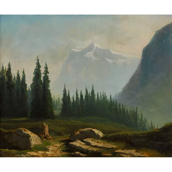 Albert Gos — Das Wetterhorn.