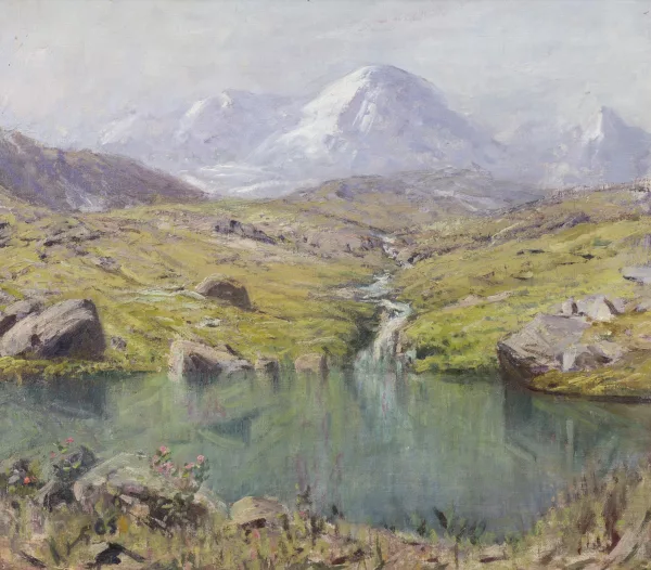 Albert Gos — Lac de haute montagne en val de Bagnes