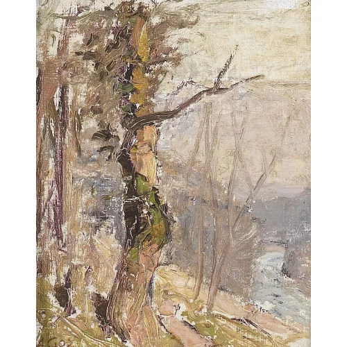 Albert Gos — "Le chêne et l′Arve".