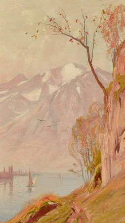 ALBERT GOS — Léman vers le Bouveret. — Koller Auktionen