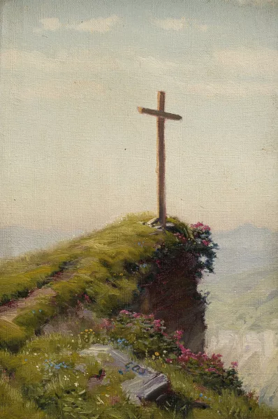 Albert Gos — "La croix de Chamossaire"