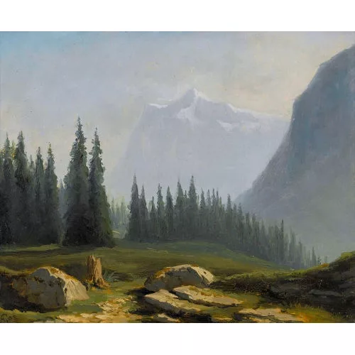 Albert Gos — Das Wetterhorn.